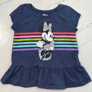 Minnie Mouse Sparkly Toddler T-shirt 2T